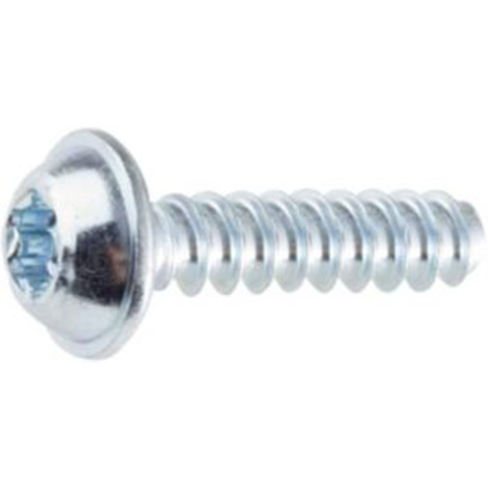 Plastik Diş Metal Vida Geniş-Rondela- Başlı, Torks Anahtar,